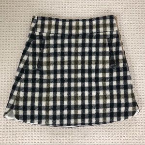 J Crew Gingham Skirt